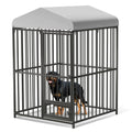 SteelGuard 4x4x6FT Outdoor Dog Kennel